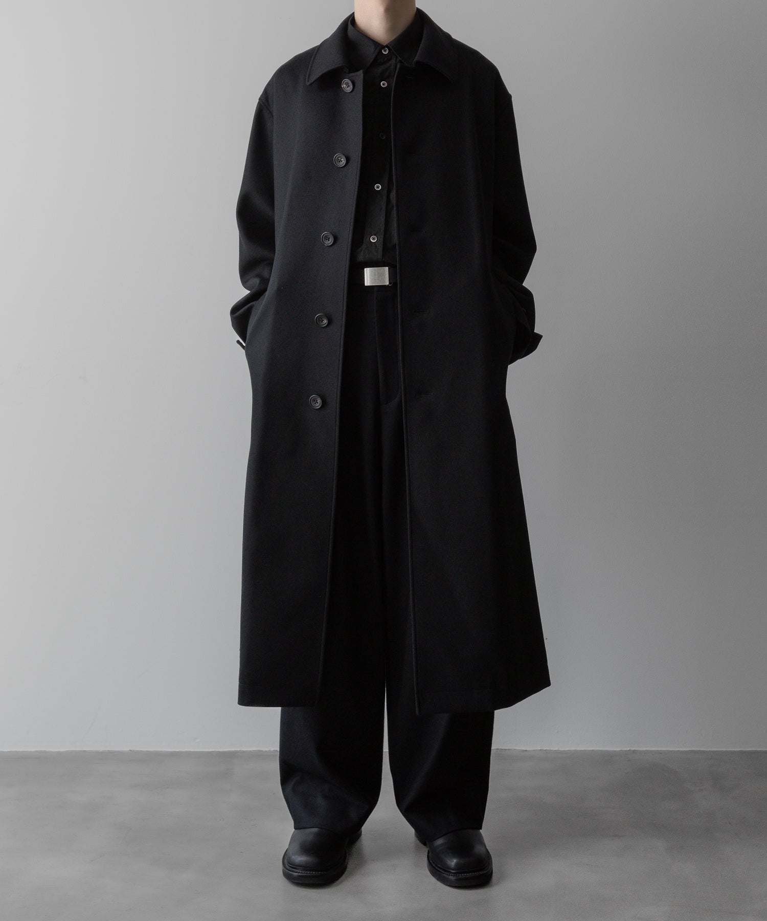 ssstein(シュタイン)の24AWコレクション OVERSIZED INVESTIGATED COAT - BLACK 公式通販サイトsession福岡セレクトショップ