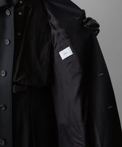 ssstein(シュタイン)の24AWコレクション OVERSIZED INVESTIGATED COAT - BLACK 公式通販サイトsession福岡セレクトショップ