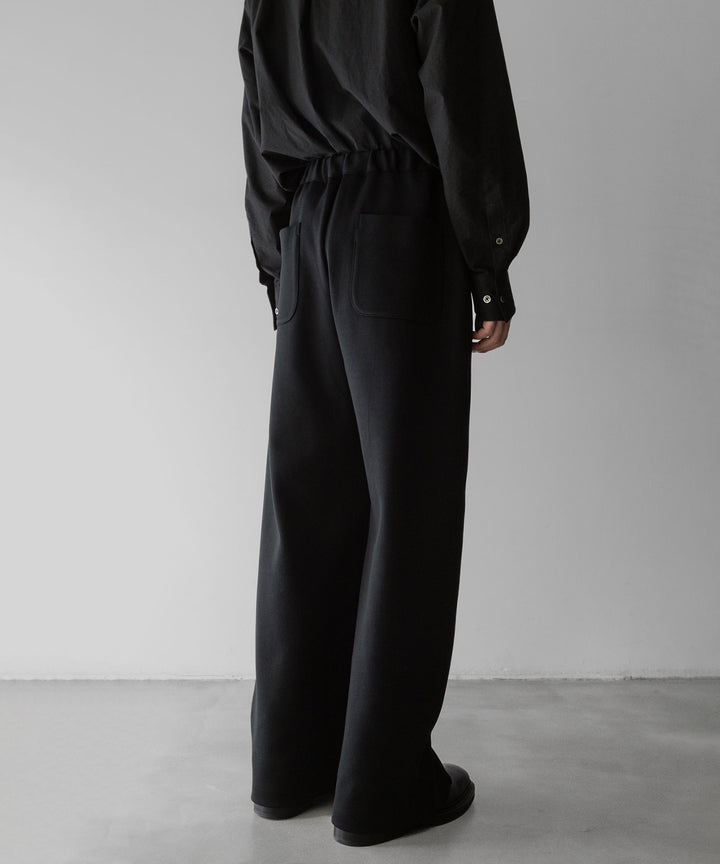 【stein】ssstein シュタインのCUPRO BICOLOR WIDE TRACK PANTSのBLACK × BLACK  公式通販サイトsession福岡セレクトショップ