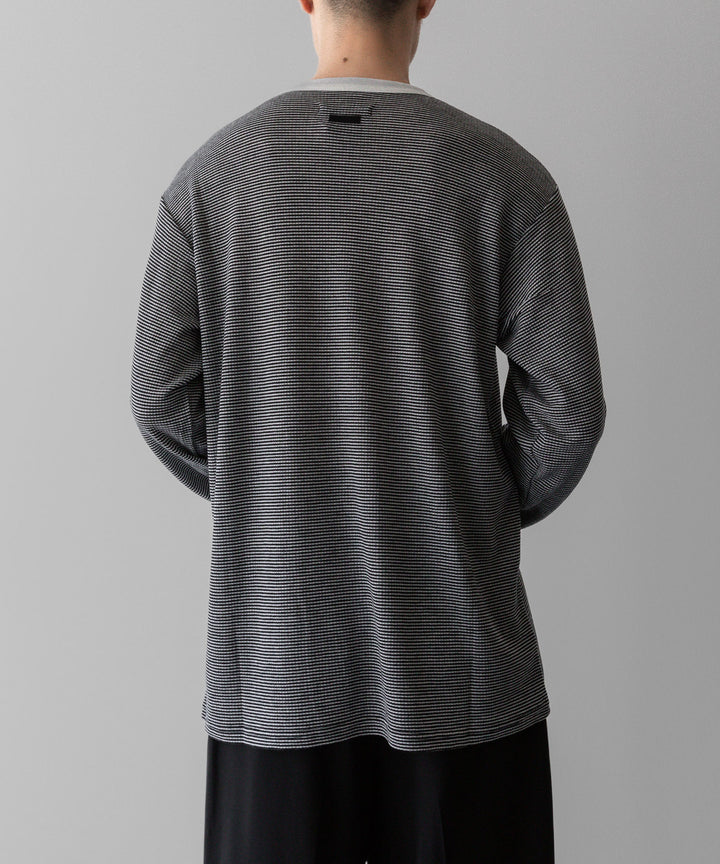 ssstein(シュタイン)の24AWコレクション STRIPED WOOL OVERSIZED LONG SLEEVE TEE - OFF 公式通販サイトsession福岡セレクトショップ