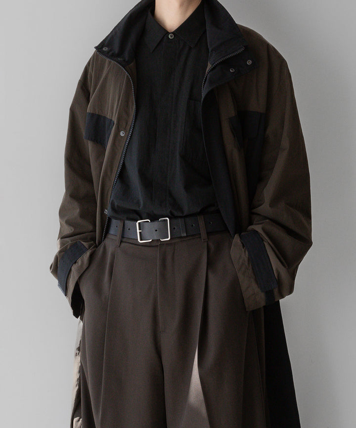 stein(シュタイン)の23AWコレクションMAXI-LENGTH STAND COLLAR COATのMILITARY KHAKI