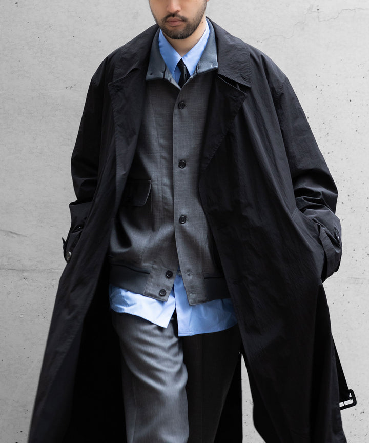 INTÉRIM(インテリム)のHYPER BIG VIRGIN WOOL SILK MOHAIR SUITING RIBBED JACKET - M.GRAY 公式通販サイトsession福岡セレクトショップ
