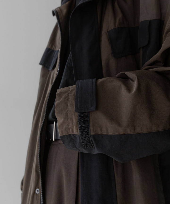 stein(シュタイン)の23AWコレクションMAXI-LENGTH STAND COLLAR COATのMILITARY KHAKI