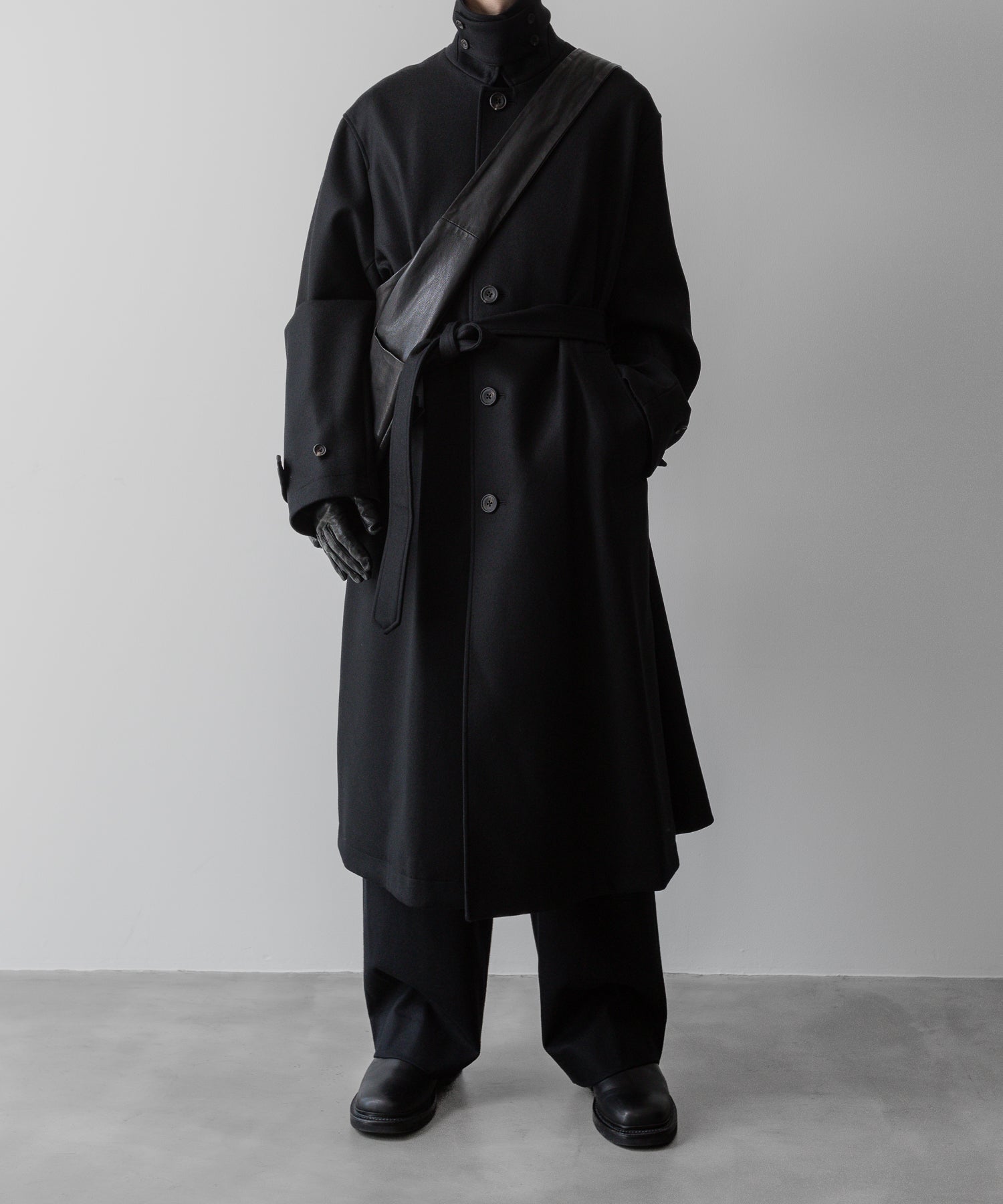 ssstein(シュタイン)の24AWコレクション OVERSIZED INVESTIGATED COAT - BLACK 公式通販サイトsession福岡セレクトショップ