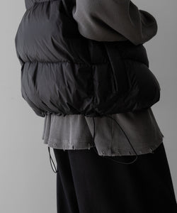 ssstein シュタイン のDOWN PADDED VESTのBLACKの公式通販サイトsession福岡セレクトショップ