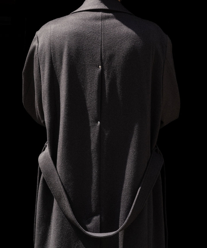 ssstein(シュタイン)のOVERSIZED MAXI-LENGTH PEAK LAPEL COAT - GREY KHAKIの公式通販サイトsession福岡セレクトショップ