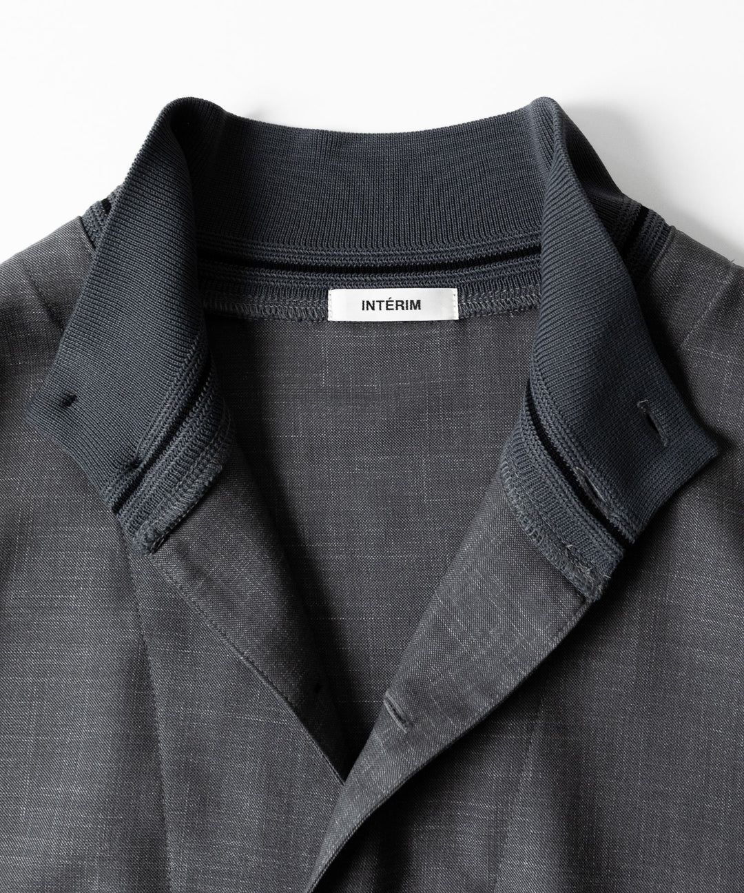 INTÉRIM(インテリム)のHYPER BIG VIRGIN WOOL SILK MOHAIR SUITING RIBBED JACKET - M.GRAY 公式通販サイトsession福岡セレクトショップ
