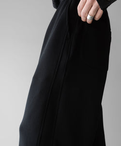 【stein】ssstein シュタインのCUPRO BICOLOR WIDE TRACK PANTSのBLACK × BLACK  公式通販サイトsession福岡セレクトショップ