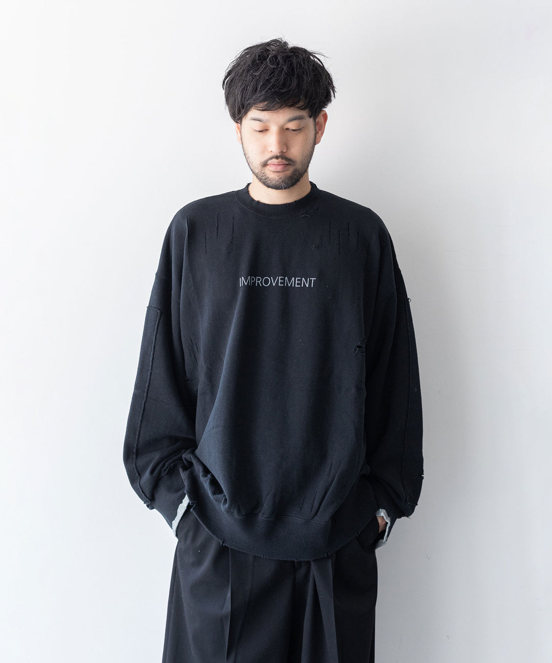 【stein】OVERSIZED REBUILD SWEAT LS  シュタイン 23aw sessionセッション福岡セレクトショップ 公式通販サイト