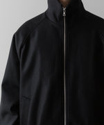 画像をギャラリービューアに読み込む, ssstein(シュタイン)の24AWコレクション MELTON ZIP UP BLOUSON - BLACK 公式通販サイトsession福岡セレクトショップ
