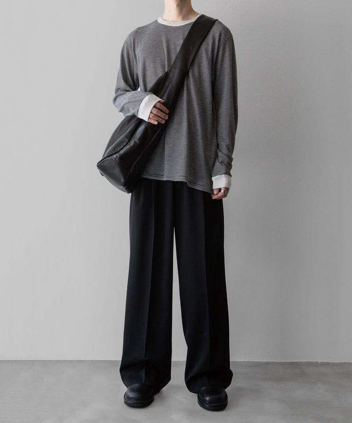 ssstein(シュタイン)の24AWコレクション STRIPED WOOL OVERSIZED LONG SLEEVE TEE - OFF 公式通販サイトsession福岡セレクトショップ