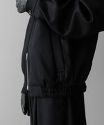 画像をギャラリービューアに読み込む, ssstein(シュタイン)の24AWコレクション MELTON ZIP UP BLOUSON - BLACK 公式通販サイトsession福岡セレクトショップ
