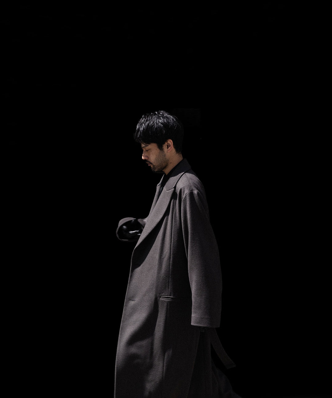 ssstein(シュタイン)のOVERSIZED MAXI-LENGTH PEAK LAPEL COAT - GREY KHAKIの公式通販サイトsession福岡セレクトショップ