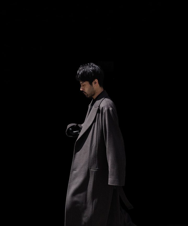 ssstein(シュタイン)のOVERSIZED MAXI-LENGTH PEAK LAPEL COAT - GREY KHAKIの公式通販サイトsession福岡セレクトショップ