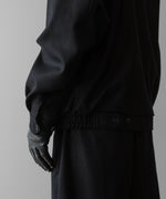 画像をギャラリービューアに読み込む, ssstein(シュタイン)の24AWコレクション MELTON ZIP UP BLOUSON - BLACK 公式通販サイトsession福岡セレクトショップ
