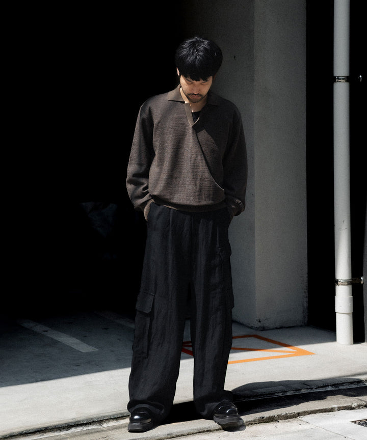 ssstein(シュタイン)のSLUB COTTON KNIT SKIPPER LS - KHAKIの公式通販サイトsession福岡セレクトショップ