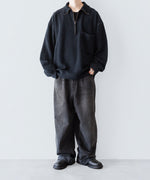 画像をギャラリービューアに読み込む, 【phebus】SULFUR DYE FLEECE P/O - CAHRCOAL
