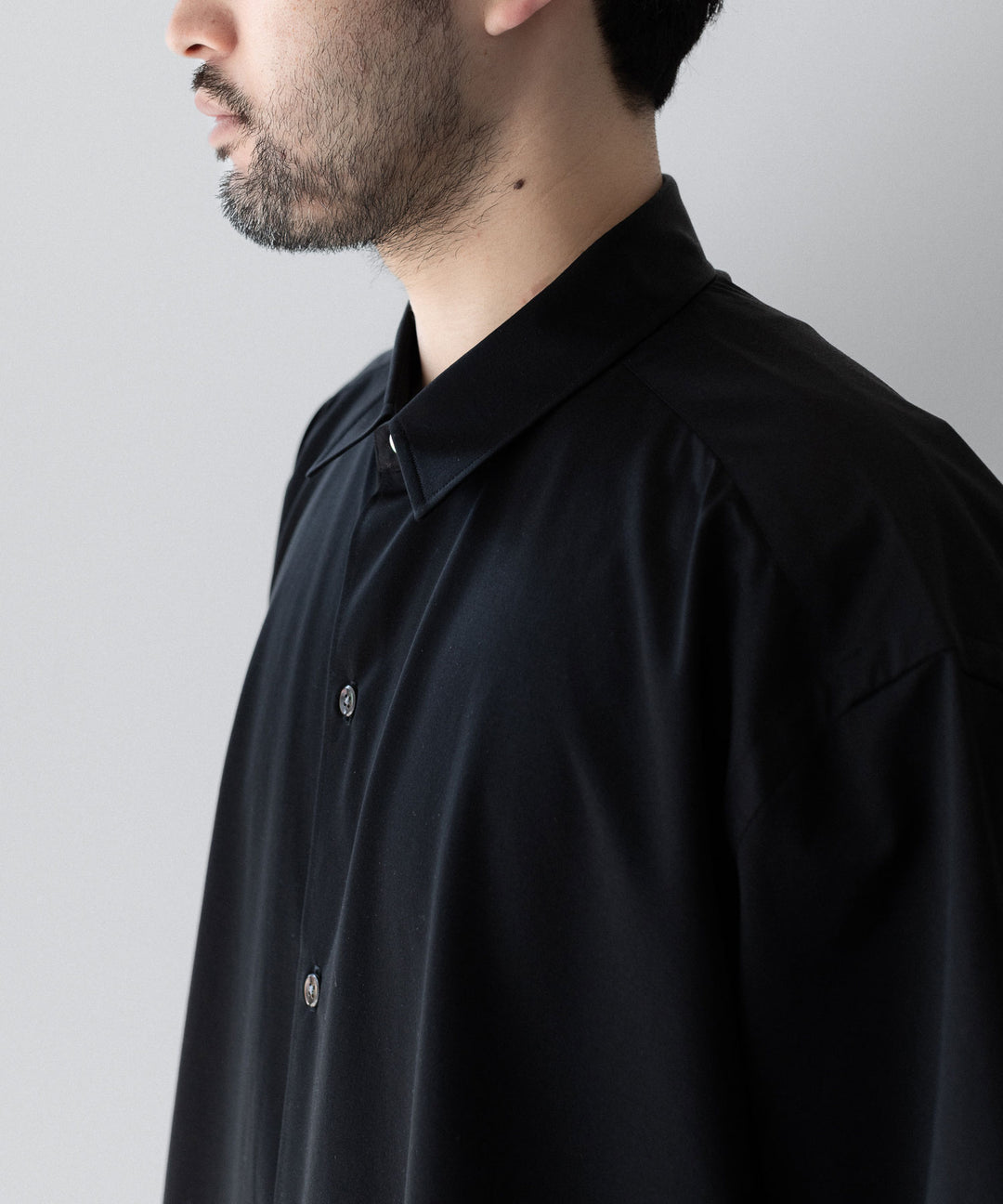 KANEMASA PHIL.-カネマサフィル46G ATMOSPHERE S/S SHIRTのBLACK 公式通販サイトsession福岡セレクトショップ
