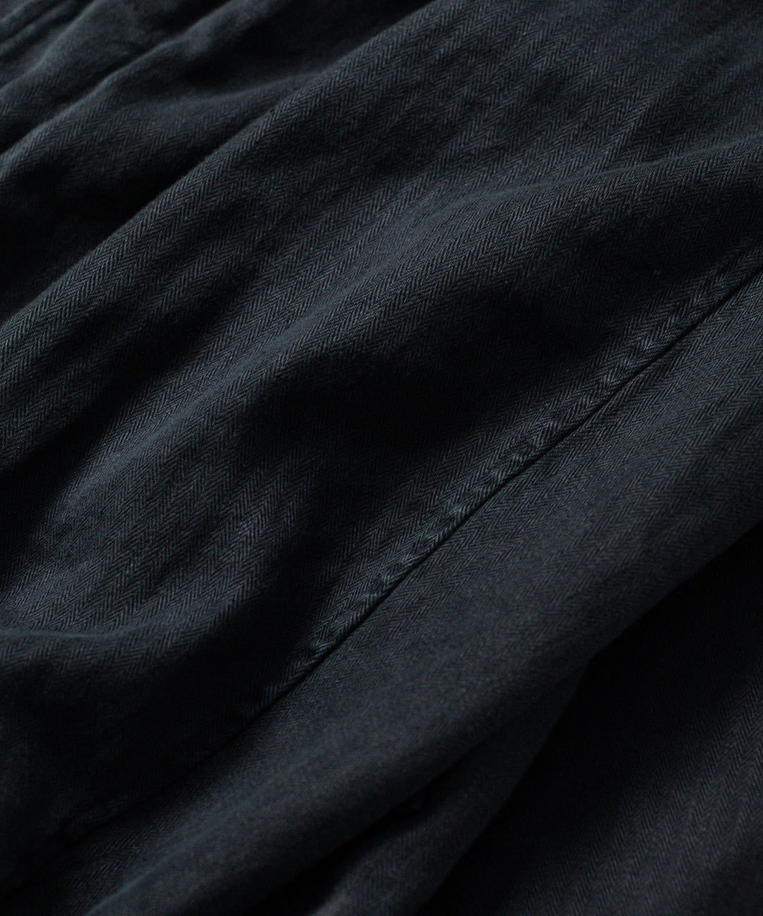 ssstein(シュタイン)のHEAVY LINEN HERRINGBONE ZIP JACKET - BLACKの公式通販サイトsession福岡セレクトショップ