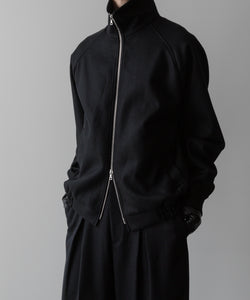 ssstein(シュタイン)の24AWコレクション MELTON ZIP UP BLOUSON - BLACK 公式通販サイトsession福岡セレクトショップ