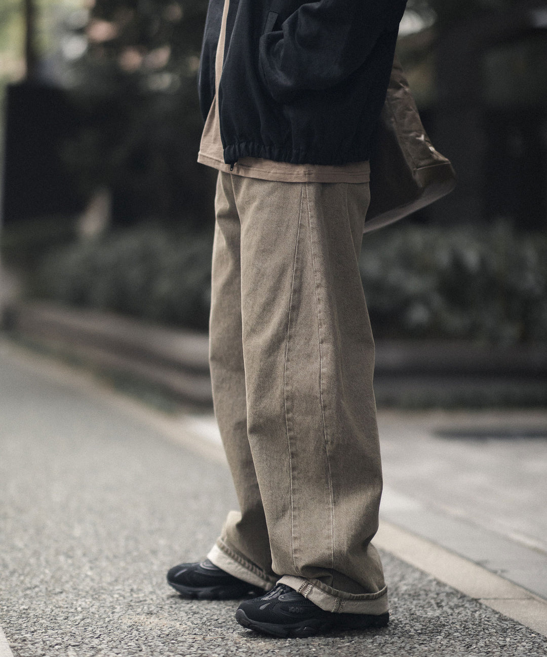 ssstein(シュタイン)の DEFORMATION WIDE COLOR DENIM PANTS - KHAKIの公式通販サイトsession福岡セレクトショップ