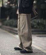 画像をギャラリービューアに読み込む, ssstein(シュタイン)の DEFORMATION WIDE COLOR DENIM PANTS - KHAKIの公式通販サイトsession福岡セレクトショップ
