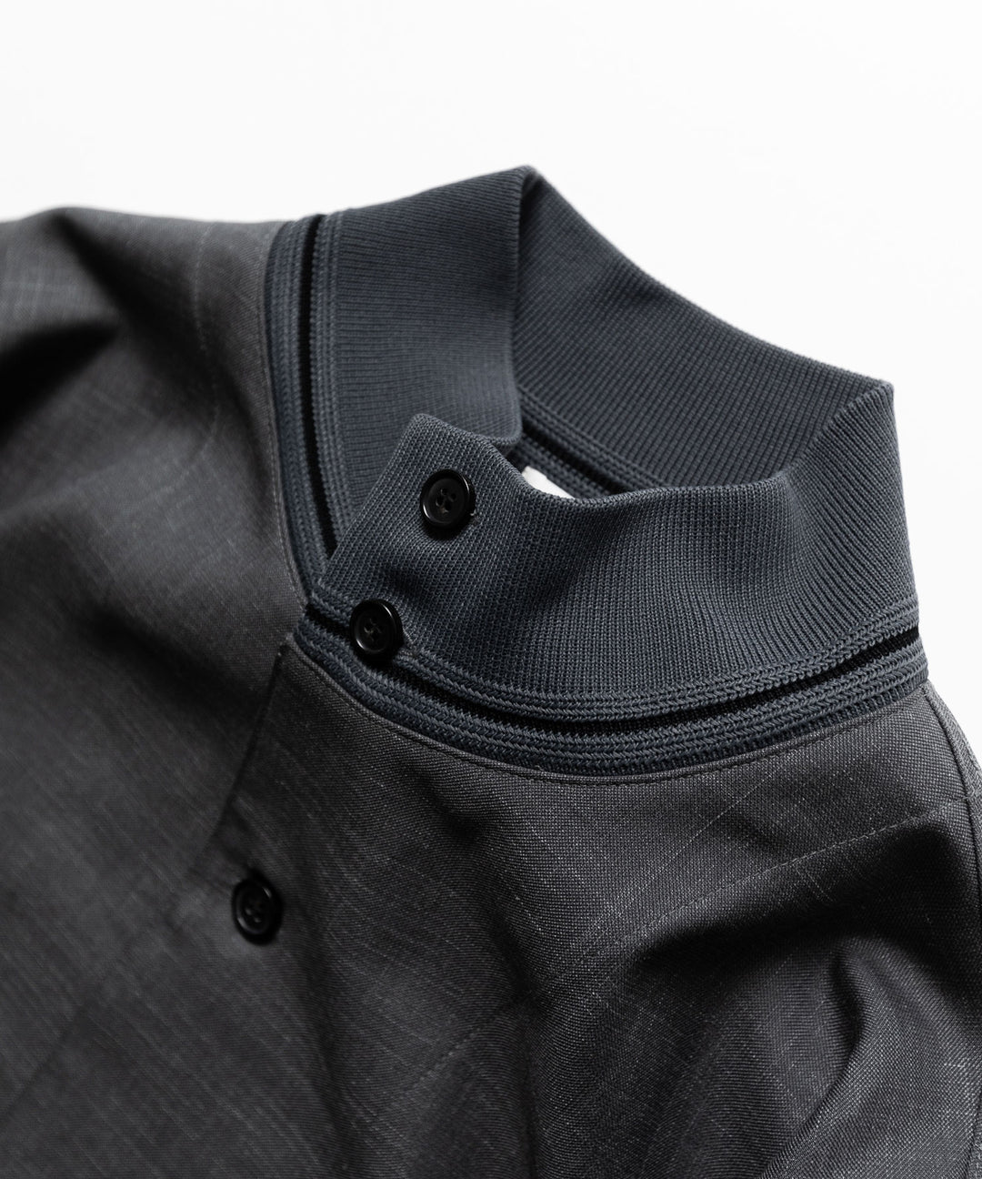 INTÉRIM(インテリム)のHYPER BIG VIRGIN WOOL SILK MOHAIR SUITING RIBBED JACKET - M.GRAY 公式通販サイトsession福岡セレクトショップ

