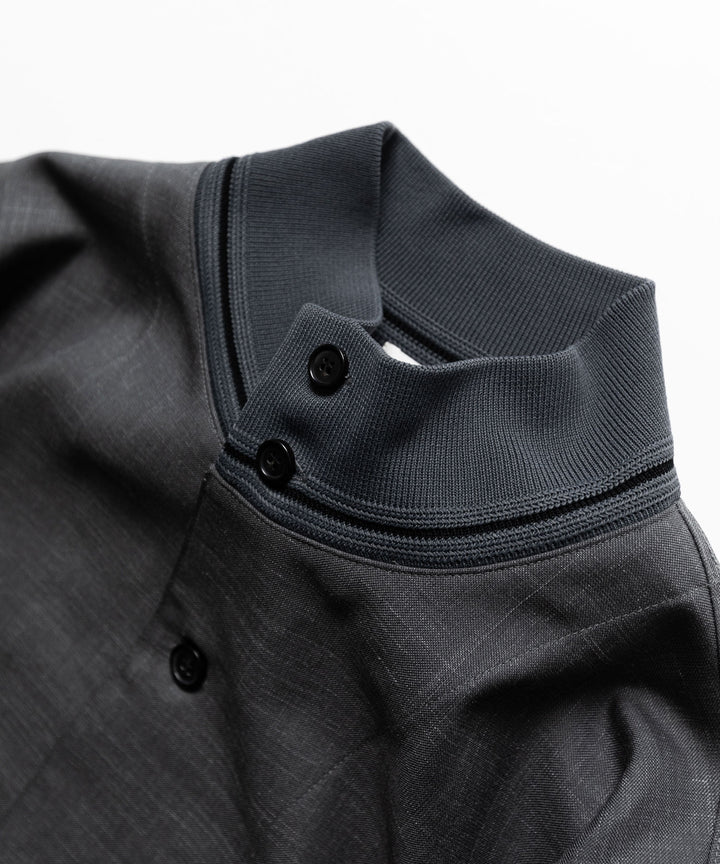 INTÉRIM(インテリム)のHYPER BIG VIRGIN WOOL SILK MOHAIR SUITING RIBBED JACKET - M.GRAY 公式通販サイトsession福岡セレクトショップ
