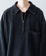 画像をギャラリービューアに読み込む, 【phebus】SULFUR DYE FLEECE P/O - CAHRCOAL
