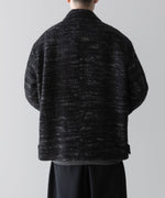 画像をギャラリービューアに読み込む, INTÉRIM(インテリム)のDOUBLE FACE HAIRY BABY LAMA WOOL SPORTS JACKET - RAW BLACKの公式通販サイトsession福岡セレクトショップ
