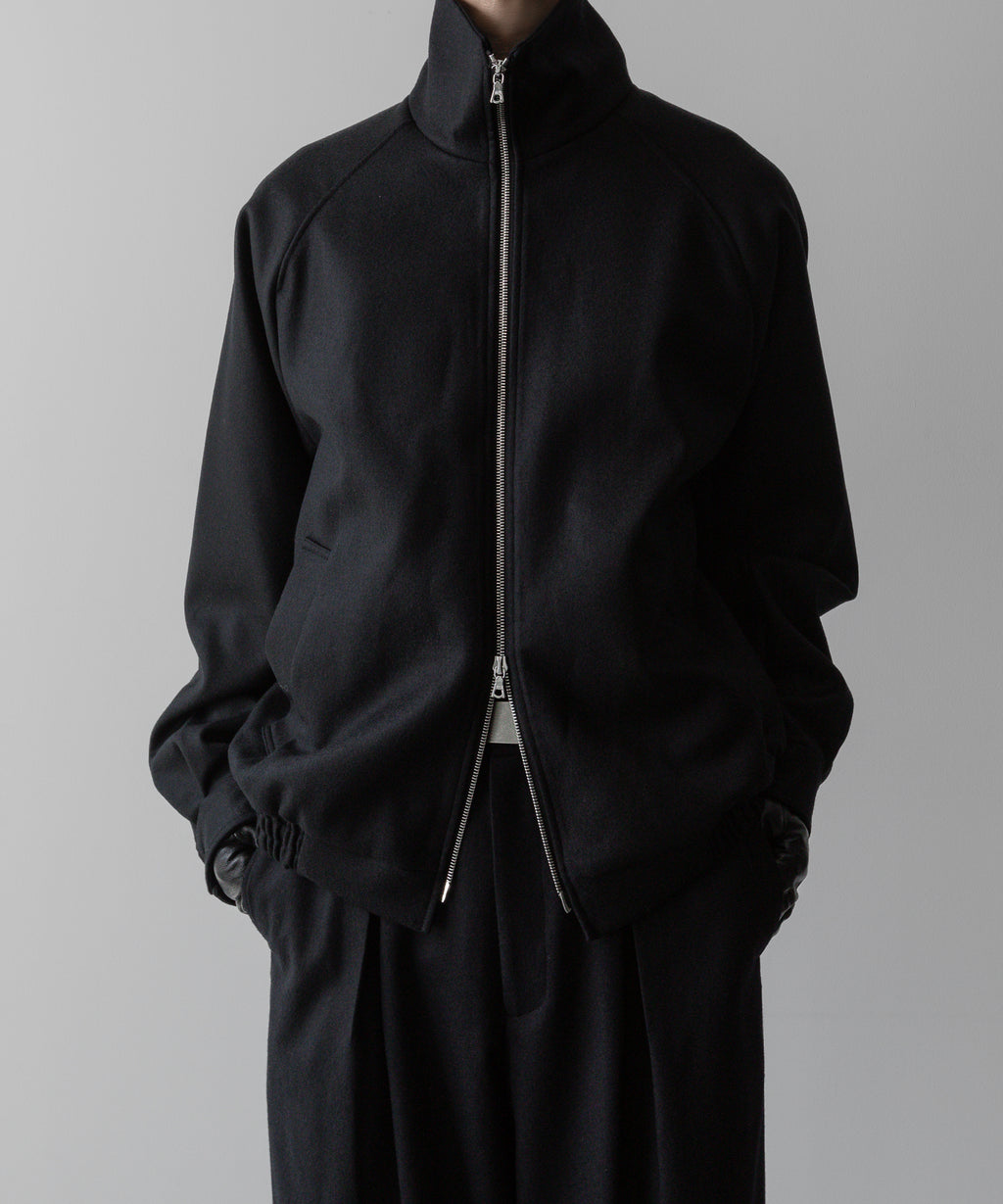 ssstein(シュタイン)の24AWコレクション MELTON ZIP UP BLOUSON - BLACK 公式通販サイトsession福岡セレクトショップ