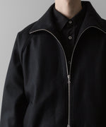 画像をギャラリービューアに読み込む, ssstein(シュタイン)の24AWコレクション MELTON ZIP UP BLOUSON - BLACK 公式通販サイトsession福岡セレクトショップ
