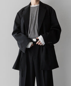 ssstein(シュタイン)の24AWコレクション OVERSIZED SINGLE BREASTED LONG JACKET - BLACK 公式通販サイトsession福岡セレクトショップ