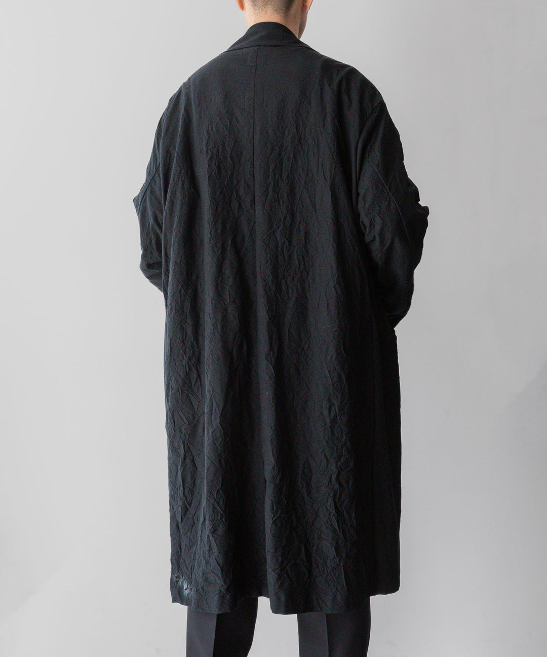 【KANEMASA PHIL.】CATCH WASHER TWILL STENCIL DOUBLE COAT - BLACK カネマサフィル sessionセッション福岡セレクトショップ 公式通販サイト