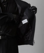 画像をギャラリービューアに読み込む, ssstein(シュタイン)の24AWコレクション MELTON ZIP UP BLOUSON - BLACK 公式通販サイトsession福岡セレクトショップ
