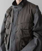 画像をギャラリービューアに読み込む, 【ANTHEM A】MILITARY MULTI WAY OVER COAT - STEEL GRAY
