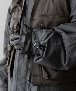 【ANTHEM A】MILITARY MULTI WAY OVER COAT - STEEL GRAY