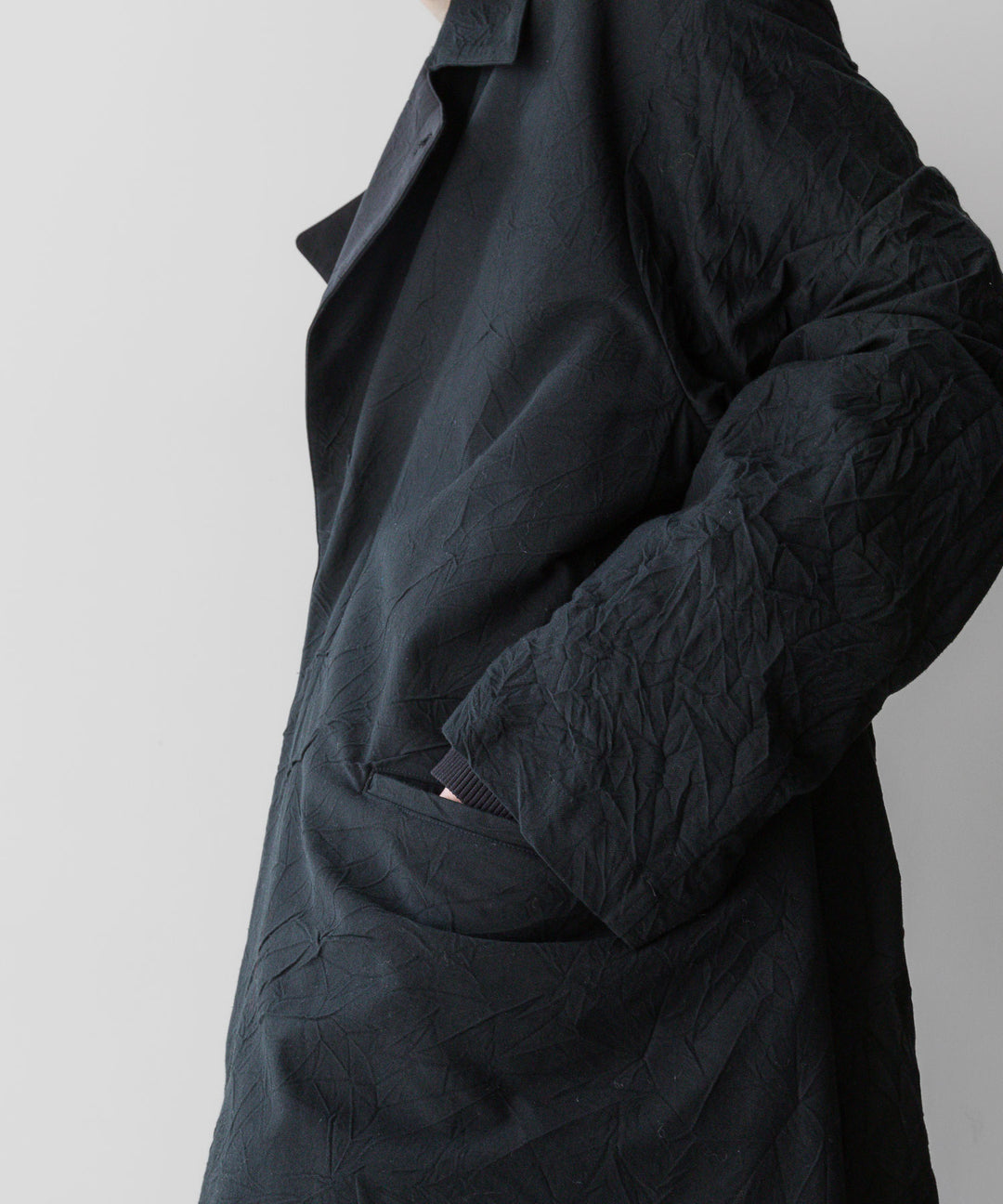 【KANEMASA PHIL.】CATCH WASHER TWILL STENCIL DOUBLE COAT - BLACK カネマサフィル sessionセッション福岡セレクトショップ 公式通販サイト