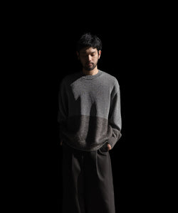 ssstein(シュタイン)の24AWコレクション MOHAIR GLITTER KNIT COMBINATION LS - GREIGE 公式通販サイトsession福岡セレクトショップ