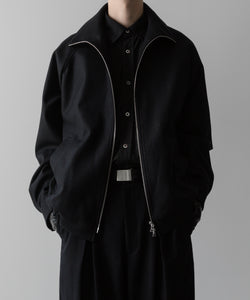 ssstein(シュタイン)の24AWコレクション MELTON ZIP UP BLOUSON - BLACK 公式通販サイトsession福岡セレクトショップ