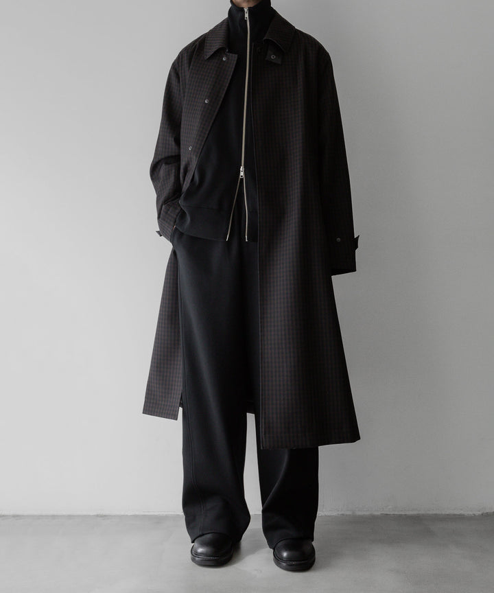 【stein】ssstein シュタインのCUPRO BICOLOR ZIP JACKETのBLACK × BLACK 公式通販サイトsession福岡セレクトショップ