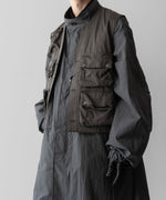 画像をギャラリービューアに読み込む, 【ANTHEM A】MILITARY MULTI WAY OVER COAT - STEEL GRAY
