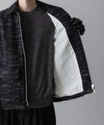 画像をギャラリービューアに読み込む, 【INTÉRIM】DOUBLE FACE HAIRY BABY LAMA WOOL SPORTS JACKET - RAW BLACK
