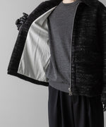 画像をギャラリービューアに読み込む, INTÉRIM(インテリム)のDOUBLE FACE HAIRY BABY LAMA WOOL SPORTS JACKET - RAW BLACKの公式通販サイトsession福岡セレクトショップ
