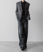 画像をギャラリービューアに読み込む, VEIN ヴェインのWO/VIS GABARDINE COLLARLESS JACKET - X.GRAYの公式通販サイトsession福岡セレクトショップ
