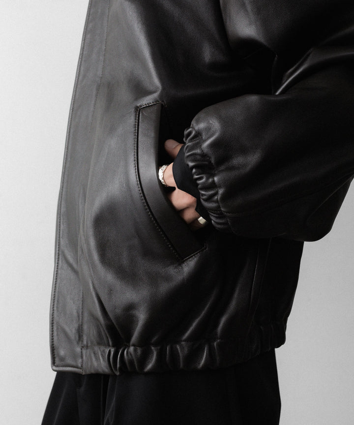 ssstein(シュタイン)のSHEEP LEATHER ZIP SHORT JACKET - VINTAGE BLACKの公式通販サイトsession福岡セレクトショップ