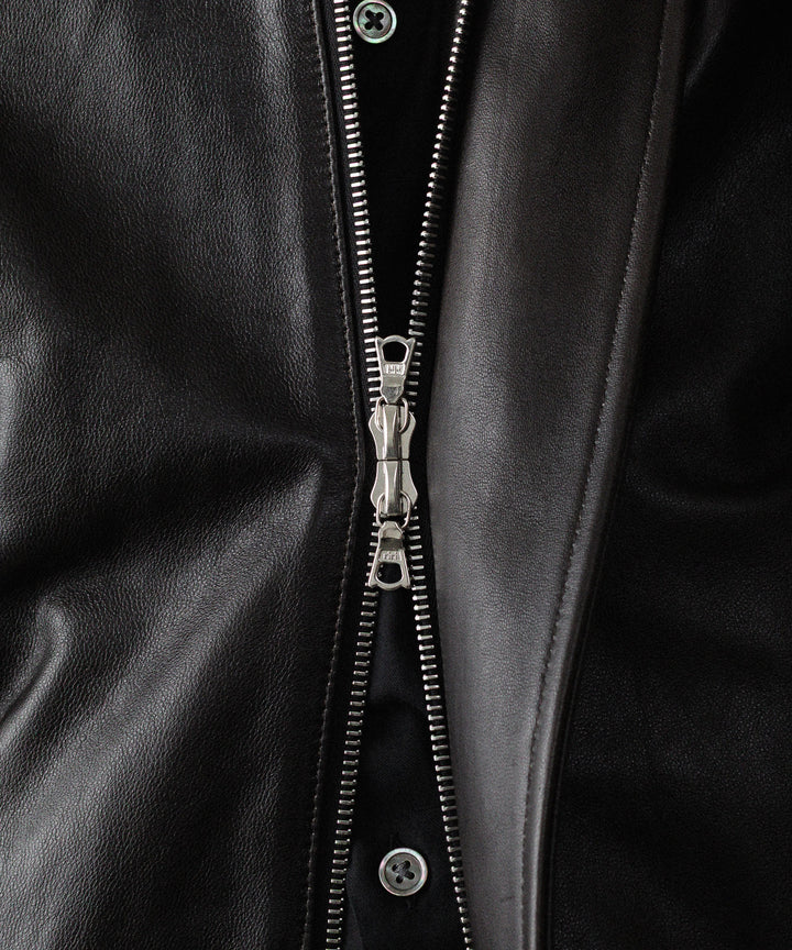 ssstein(シュタイン)のSHEEP LEATHER ZIP SHORT JACKET - VINTAGE BLACKの公式通販サイトsession福岡セレクトショップ