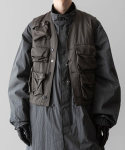 【ANTHEM A】MILITARY MULTI WAY OVER COAT - STEEL GRAY