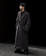 画像をギャラリービューアに読み込む, ssstein(シュタイン)のOVERSIZED MAXI-LENGTH PEAK LAPEL COAT - GREY KHAKIの公式通販サイトsession福岡セレクトショップ

