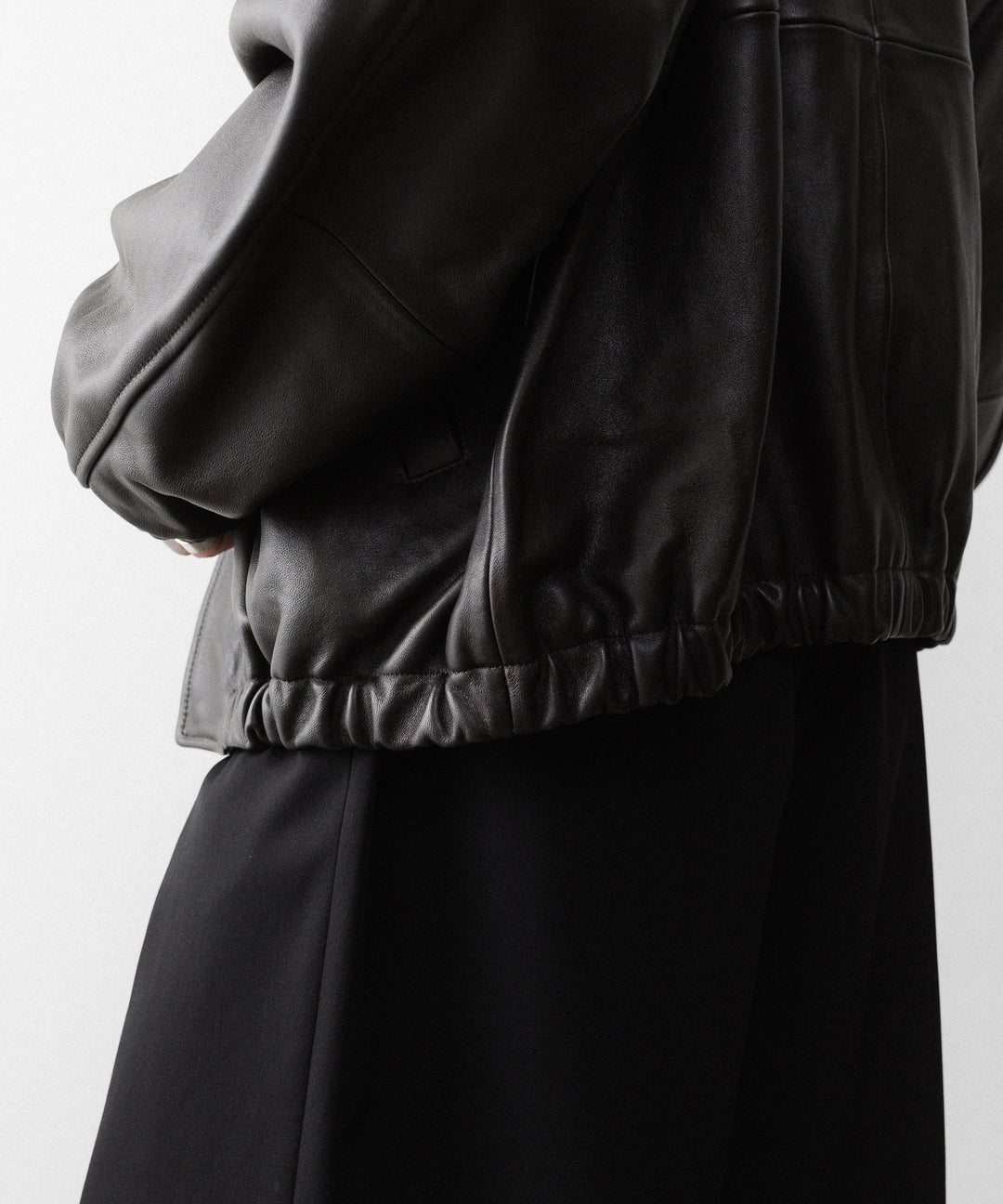ssstein(シュタイン)のSHEEP LEATHER ZIP SHORT JACKET - VINTAGE BLACKの公式通販サイトsession福岡セレクトショップ